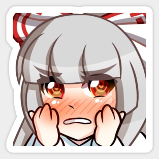 Fujiwara no Mokou Blush Sticker